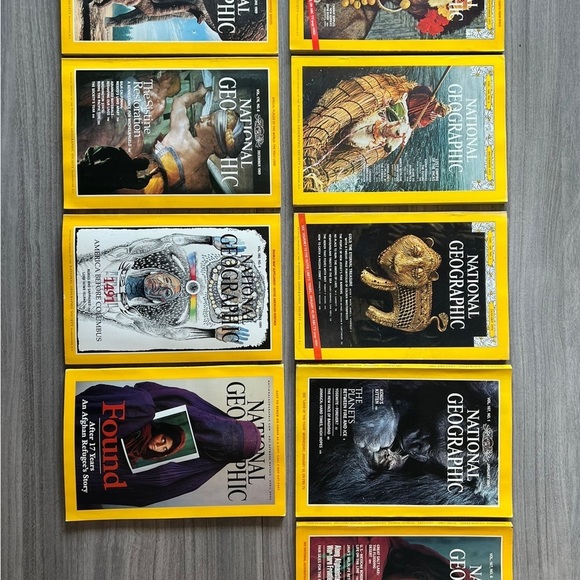 Super Vintage National Geographic Magazine lot. - Picture 9 of 10